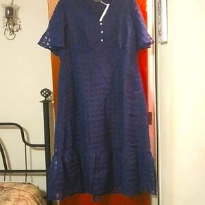 Bloomchic Sheer Overlay Dress